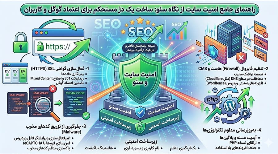 بهبود امنیت سایت