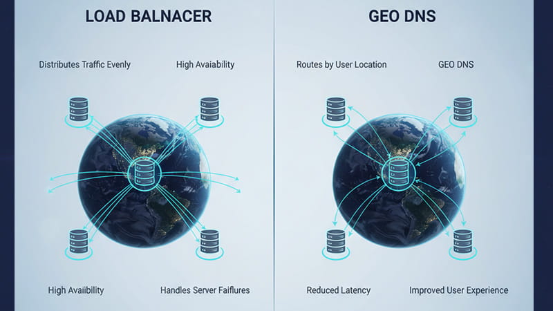 تفاوت Load Balancer و جی او دی ان اس