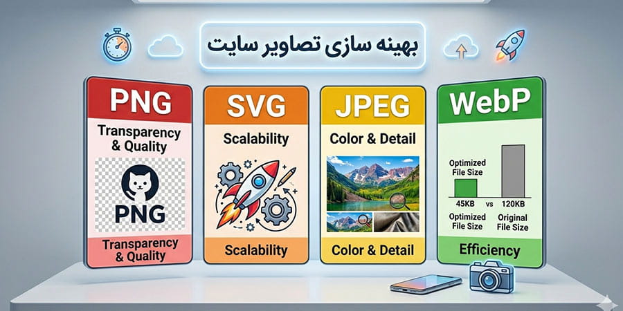 بهینه سازی تصاویر سایت