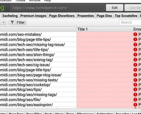 خطای missing page title