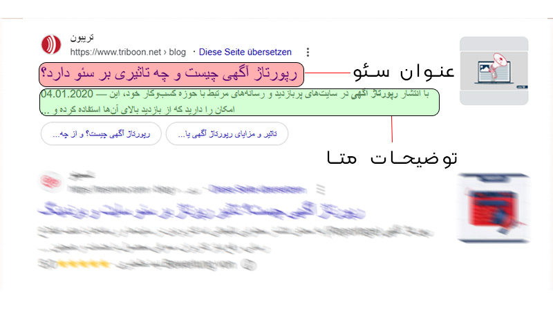 عنوان سئو